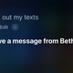 Siri can handle texts, up to a point. (Image: Screenshot)